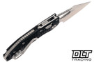 Microtech Mini Stitch Ram-Lok - Black Frag Handle - Stonewashed Blade - 169MRL-10FR