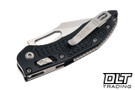 Microtech Mini Stitch Ram-Lok - Black Frag Handle - Stonewashed Blade - 169MRL-10FR