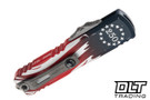 Microtech UTX-85 - 250th Anniversary - Flag Handle - Apocalyptic Blade - Signature Series - 12314-10APS-4J250