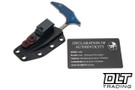 Microtech Bee - Antique Blue Handle - Apocalyptic Blade - Marfione Select - 218-10APMS3