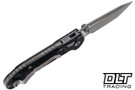 Microtech LUDT Ram-Lok - Black Frag Handle - Apocalyptic Blade - 1136RL-10APFR