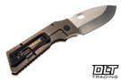 Medford TFF-1 Fat Daddy - Tumbled MagnaCut - Bronze Titanium - Black Hardware - DLC Clip