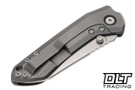 Millit Overland - Zirblast Titanium - Black Collar & Backspacer - MagnaCut Stonewash Blade