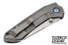 Millit Overland - Zirblast Titanium - Blue Collar & Backspacer - MagnaCut Stonewash Blade