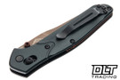 Benchmade Osborne 940FE-2601 - Taiga Green Aluminum - FDE Coated S90V Blade
