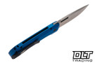 Pro-Tech Vero Synapse 2 - Blue Aluminum - Stonewash MagnaMax Blade
