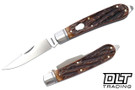 RoseCraft Blades Appalachian Jack - Dapper Jigged Bone - Brushed Satin 14C28N Clip Point Blade