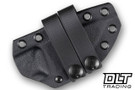 Reiff Rangewolf - Full Flat Grind - Stonewash MagnaCut Blade - Black G-10 - Black Kydex