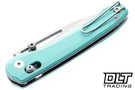 Bestech Knives Cobber - Light Blue G-10 - Stonewashed 14C28N Blade