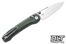 Bestech Knives Cobber - Green Micarta - Stonewashed 14C28N Blade