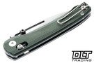 Bestech Knives Cobber - Green Micarta - Stonewashed 14C28N Blade
