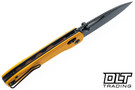 Bestech Knives Cobber - Yellow G-10 - Black PVD 14C28N Blade