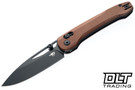 Bestech Knives Cobber - Brown Micarta - Black PVD 14C28N Blade