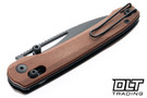 Bestech Knives Cobber - Brown Micarta - Black PVD 14C28N Blade