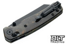 Bestechman Cicada's Wing - Brown Resin - Black PVD 10Cr15MoV Blade