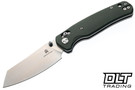 Bestechman Cicada's Wing - OD Green Micarta - Satin 10Cr15MoV Blade