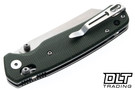 Bestechman Cicada's Wing - OD Green Micarta - Satin 10Cr15MoV Blade