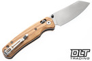 Bestechman Cicada's Wing - Olive Wood - Satin 10Cr15MoV Blade