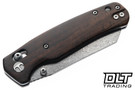 Bestechman Cicada's Wing - Desert Ironwood - Acid Etched Damascus Blade