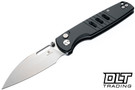 Bestechman Vector - Black Anodized Aluminum - Stonewashed D2 Blade