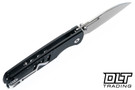 Bestechman Vector - Black Anodized Aluminum - Stonewashed D2 Blade