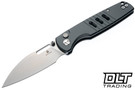 Bestechman Vector - Gray Anodized Aluminum - Stonewashed D2 Blade