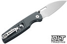 Bestechman Vector - Gray Anodized Aluminum - Stonewashed D2 Blade