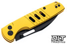 Bestechman Vector - Gold Anodized Aluminum - Black PVD D2 Blade