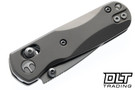 Bestechman Sprite - Natural Bead Blasted Titanium - Stonewashed M390 Blade