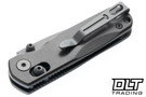 Bestechman Sprite - Dark Stonewashed Titanium - Dark Stonewashed M390 Blade