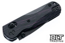 Bestechman Sprite - Black & Purple G-10 - Black Stonewashed M390 Blade