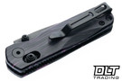 Bestechman Sprite - Black & Purple G-10 - Black Stonewashed M390 Blade
