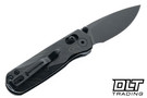 Bestechman Sprite - Black & Green G-10 - Black Stonewashed M390 Blade