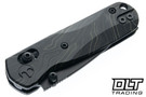 Bestechman Sprite - Black & Green G-10 - Black Stonewashed M390 Blade