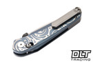 Bestech Knives Mothus - Blue Titanium - Satin M390 Blade