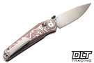 Bestech Knives Mothus - Purple Titanium - Satin M390 Blade