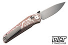Bestech Knives Mothus - Purple Titanium - Hand Rubbed Satin M390 Blade