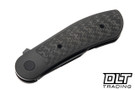 Bestech Knives Vestige - Black Stonewashed Titanium with Carbon Fiber Inlay - Black Stonewashed MagnaCut Blade