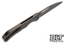 Bestech Knives Taipan - Dark Stonewashed Titanium - Dark Stonewashed Slotted MagnaCut Blade