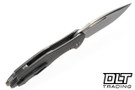 Koenig Mini Arius - Smooth Titanium Handle - Burnished M390 Blade - Polished Flats - Satin Hardware