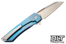 MachineWise Mojave - Navy Blue Titanium - Lightwash S90V Blade #1375
