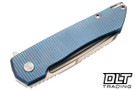 MachineWise Mojave - Navy Blue Titanium - Lightwash S90V Blade #1375