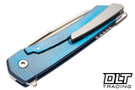 MachineWise Mojave - Navy Blue Titanium - Lightwash S90V Blade #1375