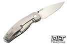 Three Rivers Manufacturing Neutron 2 MagnaCut - Framelock - Pinstripe 3D Lockside - Gecko CamoCarbon