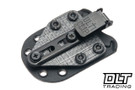 RMJ Tactical BUB Back Up Blade - MagnaCut Graphite Black Cerakote - Urban Camo G-10