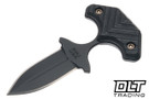 RMJ Tactical BUB Back Up Blade - MagnaCut Graphite Black Cerakote - Black G-10