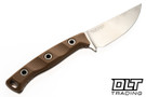 Microtech Akris - Dark Earth G-10 Handle - Stonewash Blade - 95-10DE-1