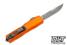Microtech UTX-70 Gen IV S/E - Orange Handle - Apocalyptic Blade - 11484-10APOR