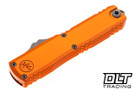 Microtech UTX-70 Gen IV S/E - Orange Handle - Apocalyptic Blade - 11484-10APOR