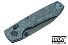 Vosteed Raccoon TiSlim - Acid Wash Blue Titanium -  Black Stonewashed S35VN Blade